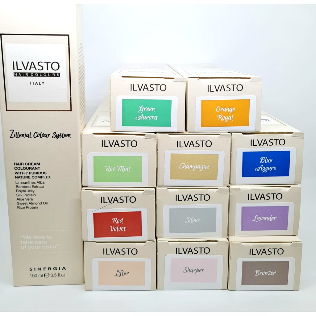 ILVASTO Zillenial Colour System  ( Zicos ) 100ml ( Hair Color )