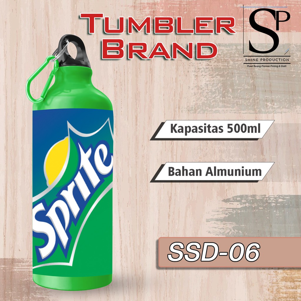 Botol Minum Printing Unik Motif Minuman │ Tumbler Printing Unik-Motif Sprite