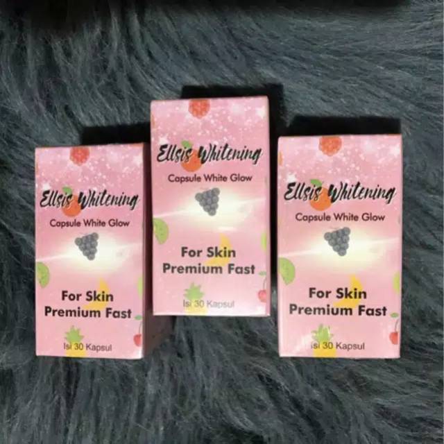 capsul whitening ellsis / supelemen pemutih terampuh