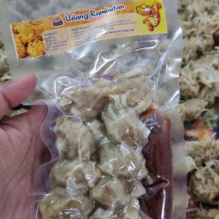 

Udang Tulang Rangu Lapis Pangsit/Mie + Sambal Enak Beku Murah 250Gr