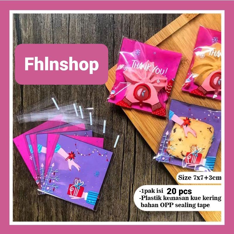 

(20pcs) kantong plastik permen biskuit present time/ cookies bag candy/ souvenir hampers lucu