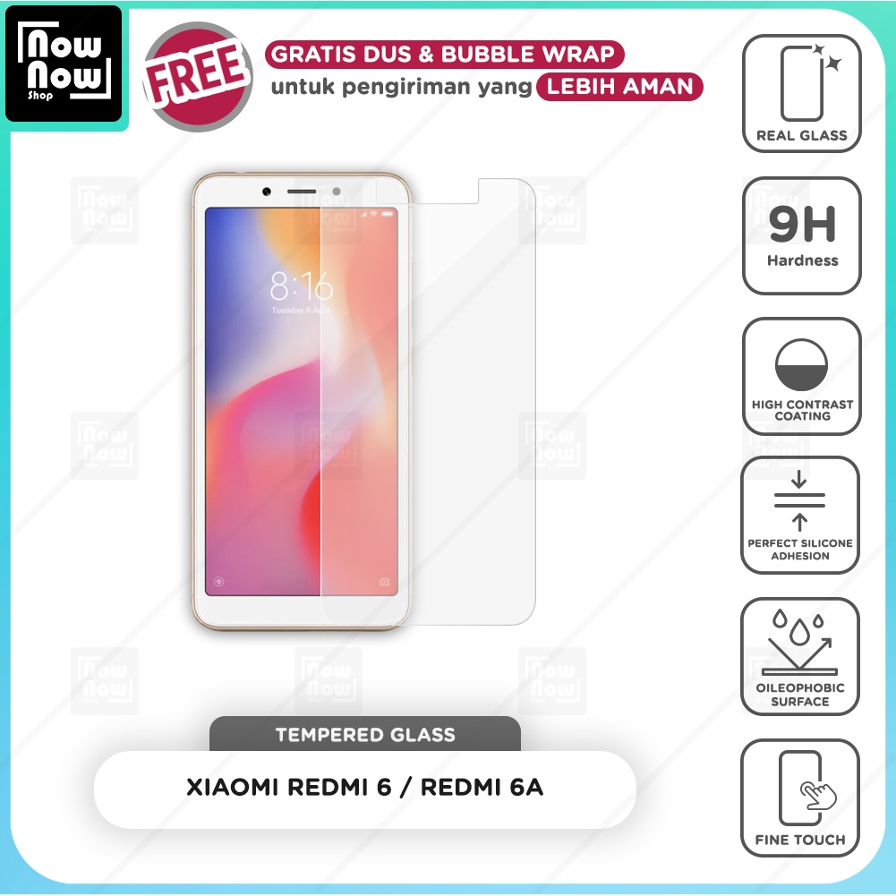 Tempered Glass Anti Gores Xiaomi REDMI 6 / REDMI 6A REDMI 6 PRO / MI-A2 LITE REDMI 6X / MI-A2 REDMI 7 / Y3 REDMI 7 PRO REDMI 7A REDMI 8A REDMI 9 / 9A / 9C REDMI GO Screen Guard Protector 9H Kaca Temperglass