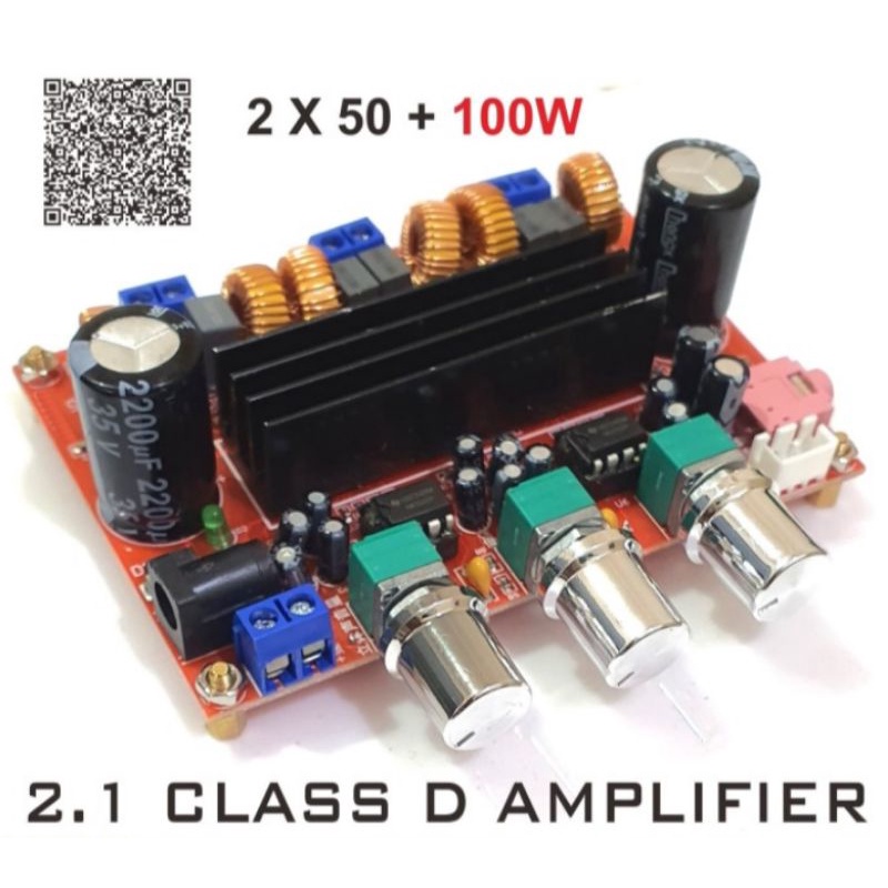 TPA3116D2 Subwoofer 2.1 Class D 2x50w + 100w HW-302 XH-M139 XR-139