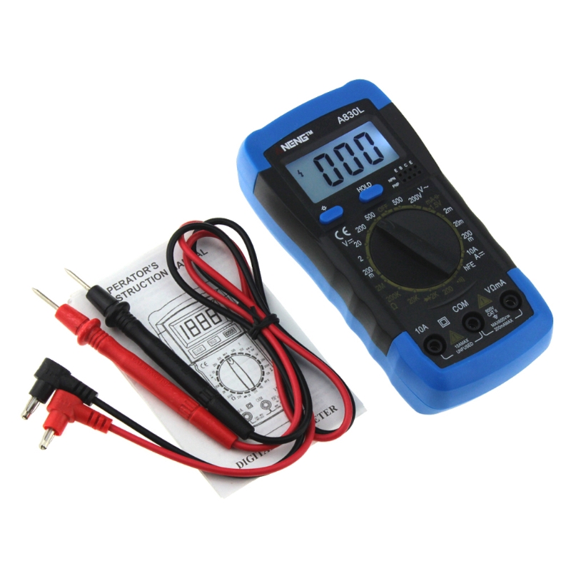 CRE AUS ANENG A830L Multimeter Digital LCD DC AC Voltage Diode freguency