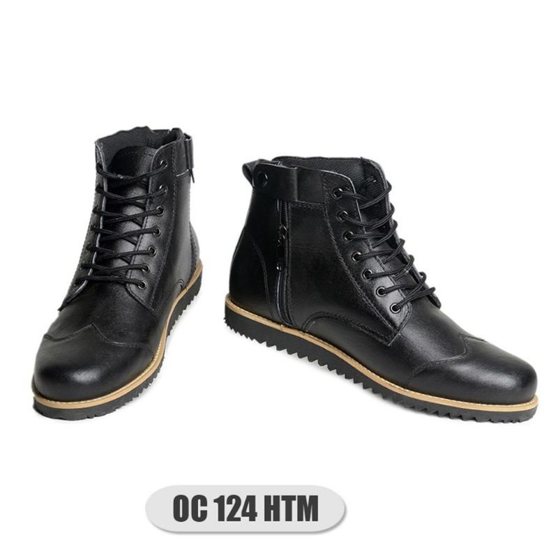 OC-124 Sepatu Boot Kulit Asli Sepatu Fashion