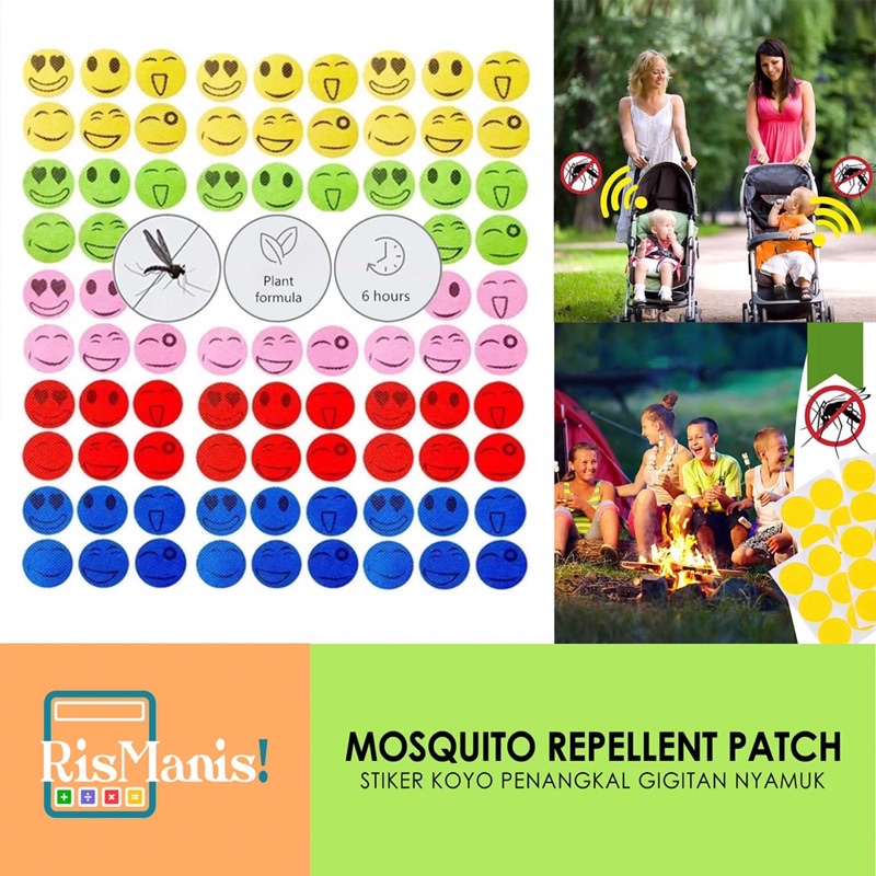 MOSQUITO REPELLENT PATCH - Stiker Koyo Plester Ampuh Pelindung Penangkal Gigitan Nyamuk Bahan Serai