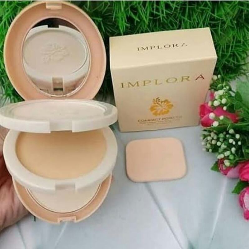 BEDAK SEULUTTU IMPLORA BPOM - BEDAK PADAT SUSUN 3IN1 IMPLORA - COMPACT POWDER 320