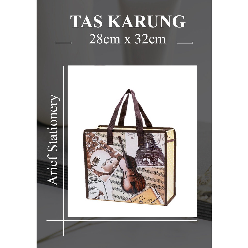 Tas Karung Serbaguna Tas Belanja Tas Loundry Ukuran 28cm x 32cm