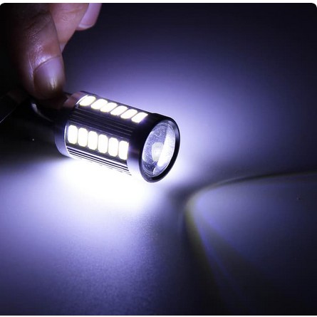 Lampu Sein Sign Mundur LED 1156 Single Bulat kaki1 Bayonet 33 SMD P21W BA15S 5630 33 MATA Mobil 33