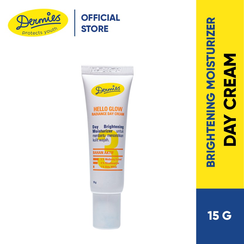 

Dermies Hello Glow Radiance Day Cream 15 gr - Moisturizer Pencerah Wajah