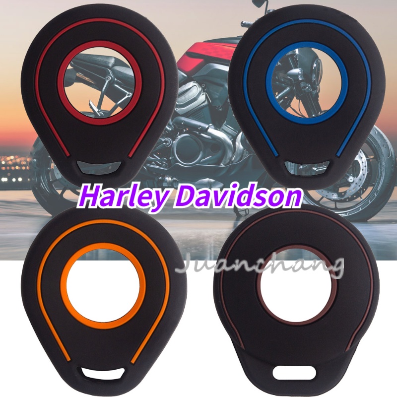 Casing Kunci Mobil Bahan Silikon Untuk Harley Davidson VRSC Sportster Softail Touring Tricke