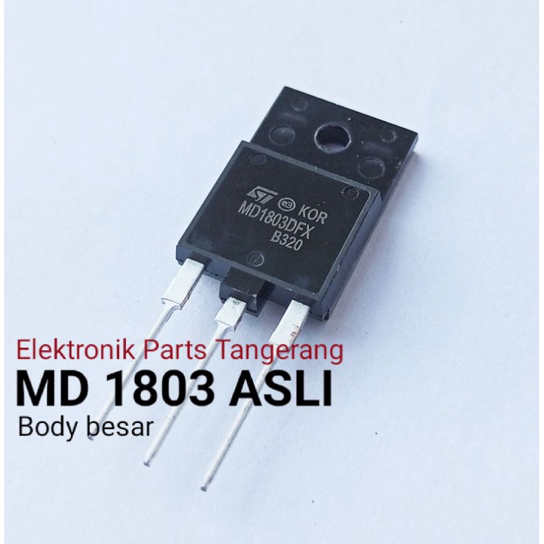 MD 1803DFX ORIGINAL TRANSISTOR HORIZONTAL MD1803DFX TRANSISTOR MD 1803 DFX MD1803 ASLI  MD 1803 DFX