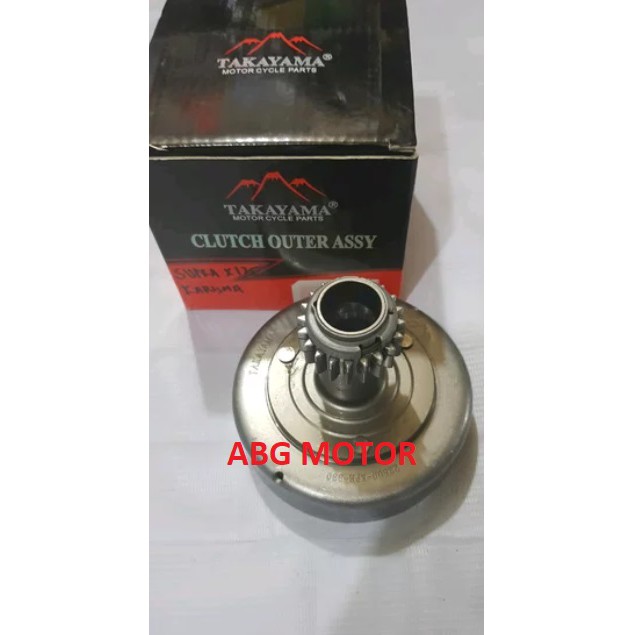 MANGKOK RUMAH KAMPAS GANDA OTOMATIS SPORKET LONCENG KLOS  SUPRA X 125 KARISMA TAKAYAMA ORI