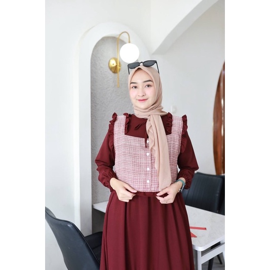 SEIHA PART 2 -+ (ld104 pjg140) - Gamis Polos Rompi Busui