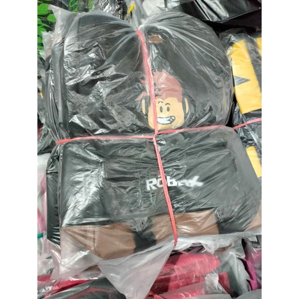 Ransel anak Roblok laki-laki Ransel TK SD Motif kartun