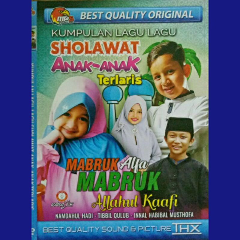KASET LAGU ANAK DVD MP5 KUMPULAN LAGU SHOLAWAT ANAK ANAK TERLARIS