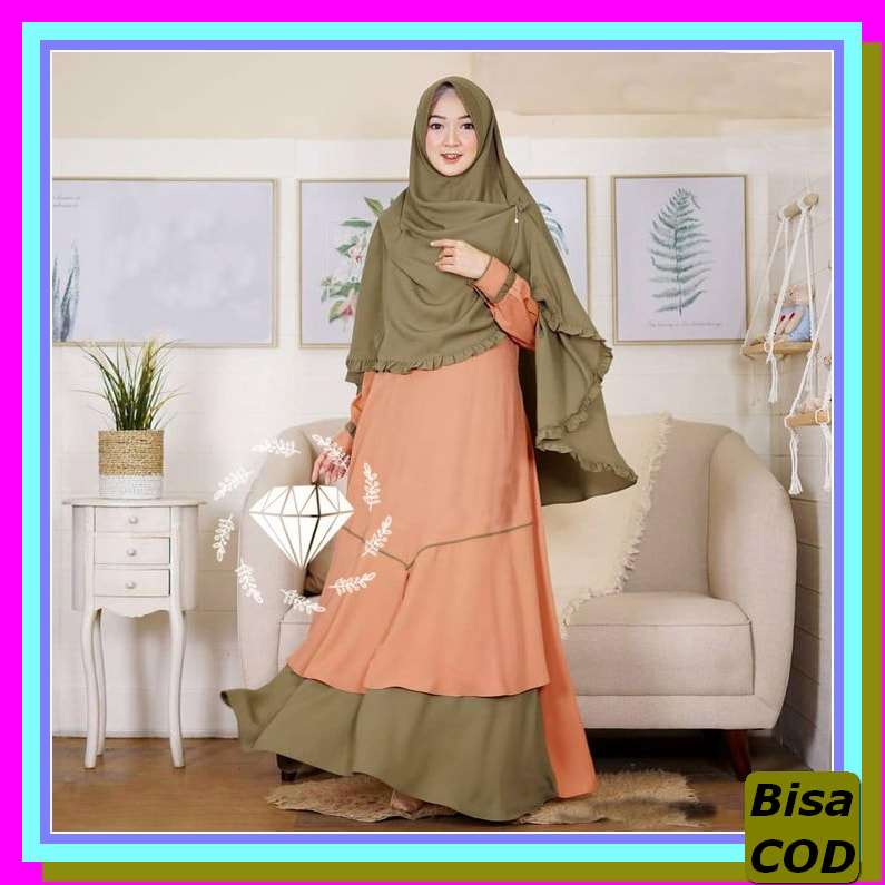 Endomoda Jq 89 Endomoda Terbaru Gamis Dress Terbaru Busui Friendl KU188 Syari Odaiba Gamis Jumbo Se
