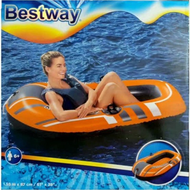 mini boat perahu karet bestway