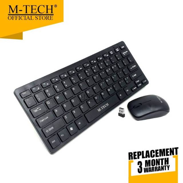 (Bayar ditempat/COD)Keybod key board Keyboard Wireless Mouse Wireless Mini M-Tech STK-03