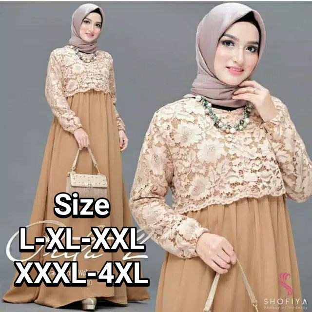 gamis terbaru 2023 lebaran wanita prita dress busui frendly bahan moscrepe mix brukat syahrini