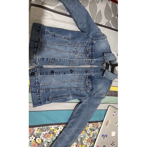 jaket jeans uniqlo