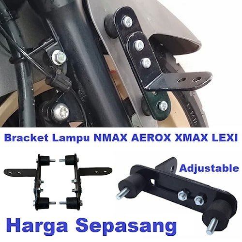 Bracket Breket Dudukan Tempat Lampu Lapu Tembak Sorot Cree Drl LED Aksesoris Acecoris Asesoris Varia