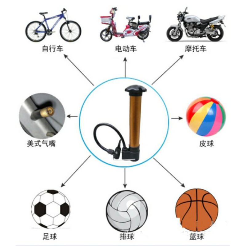 Pompa Angin Ban Sepeda Tier Air Pump - Pm002<br />