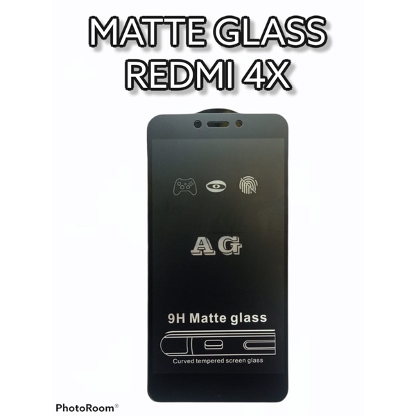 xiaomi redmi 4x tempered glass matte anti glare anti minyak