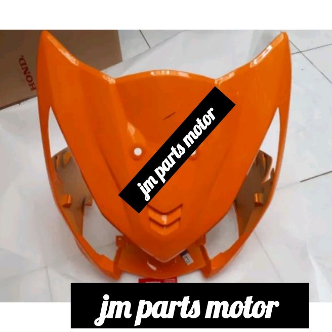 body depan/tameng lampu honda beat fi 2013 oragye