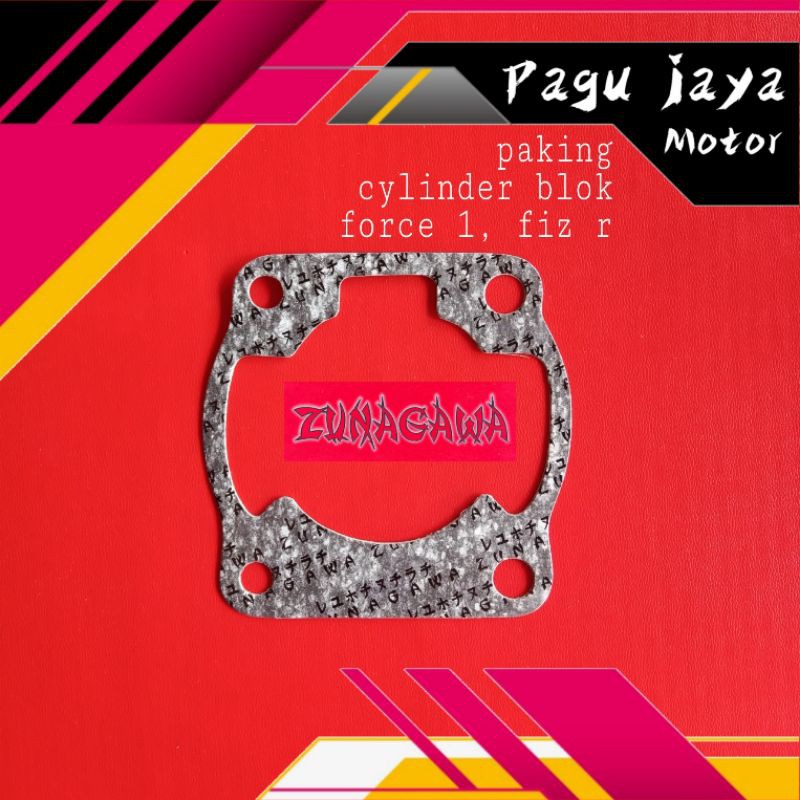 packing gasket silinder blok yamaha force 1 fiz r zunagawa