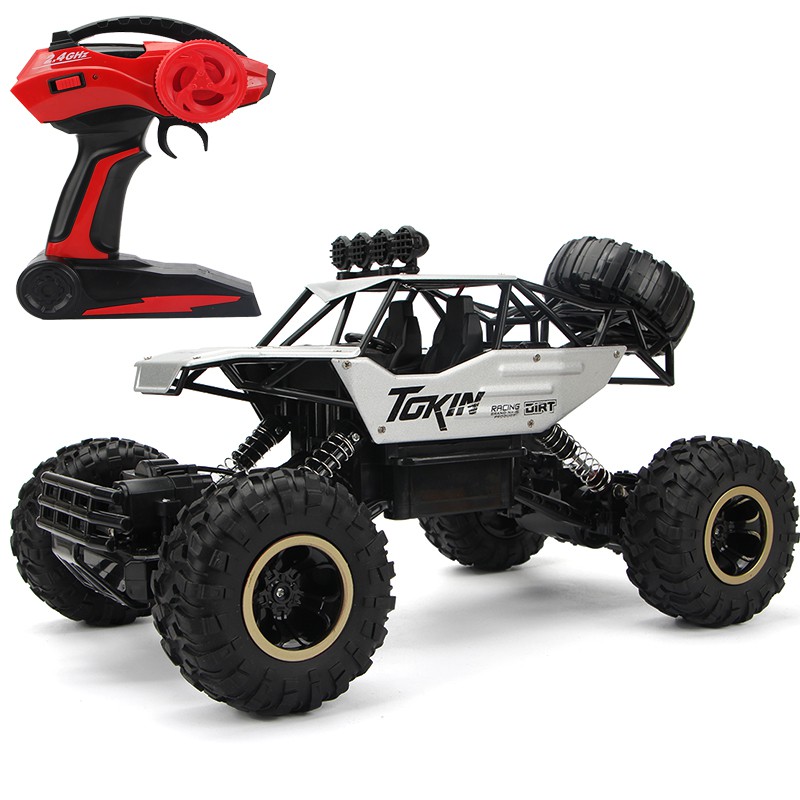 (ADA LAMPU) RC Rock Crawler Offroad Truck skala 1:12 Mobil Remote Control