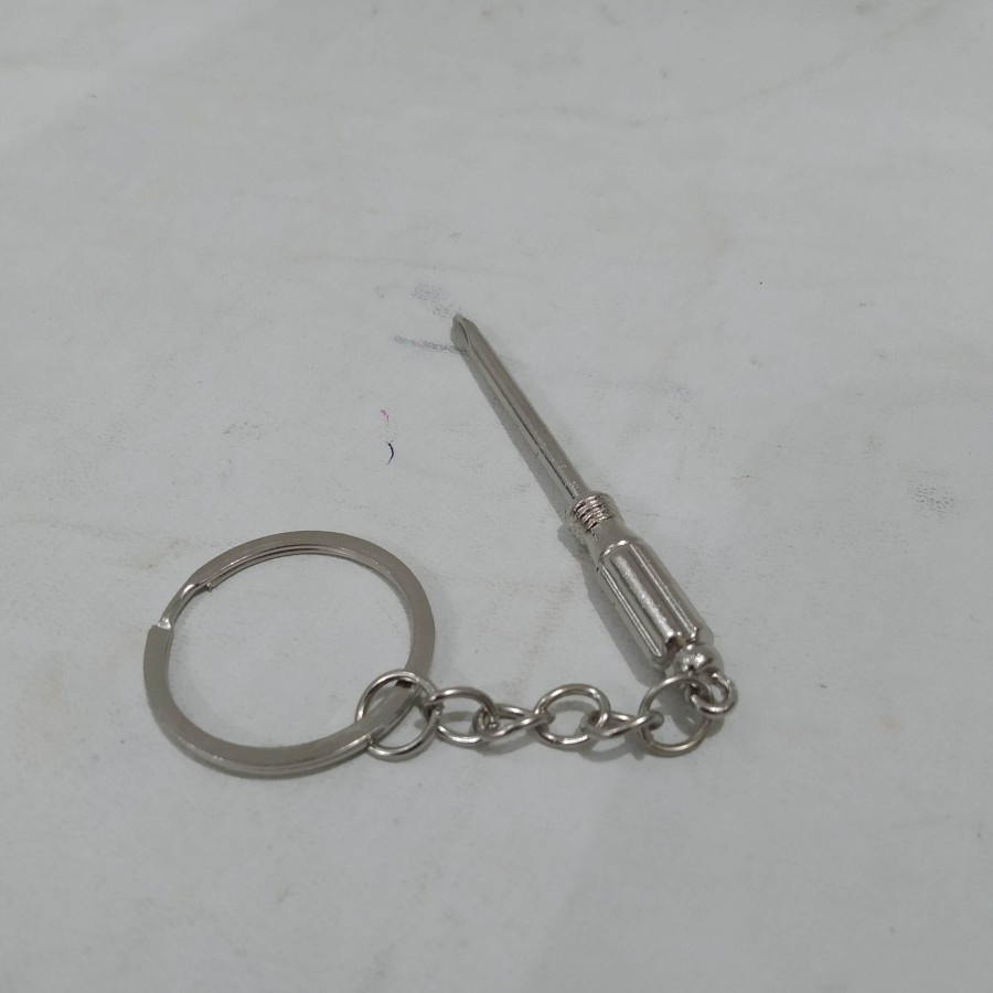 Key Chain Gantungan Kunci Ganci perkakas obeng plus +