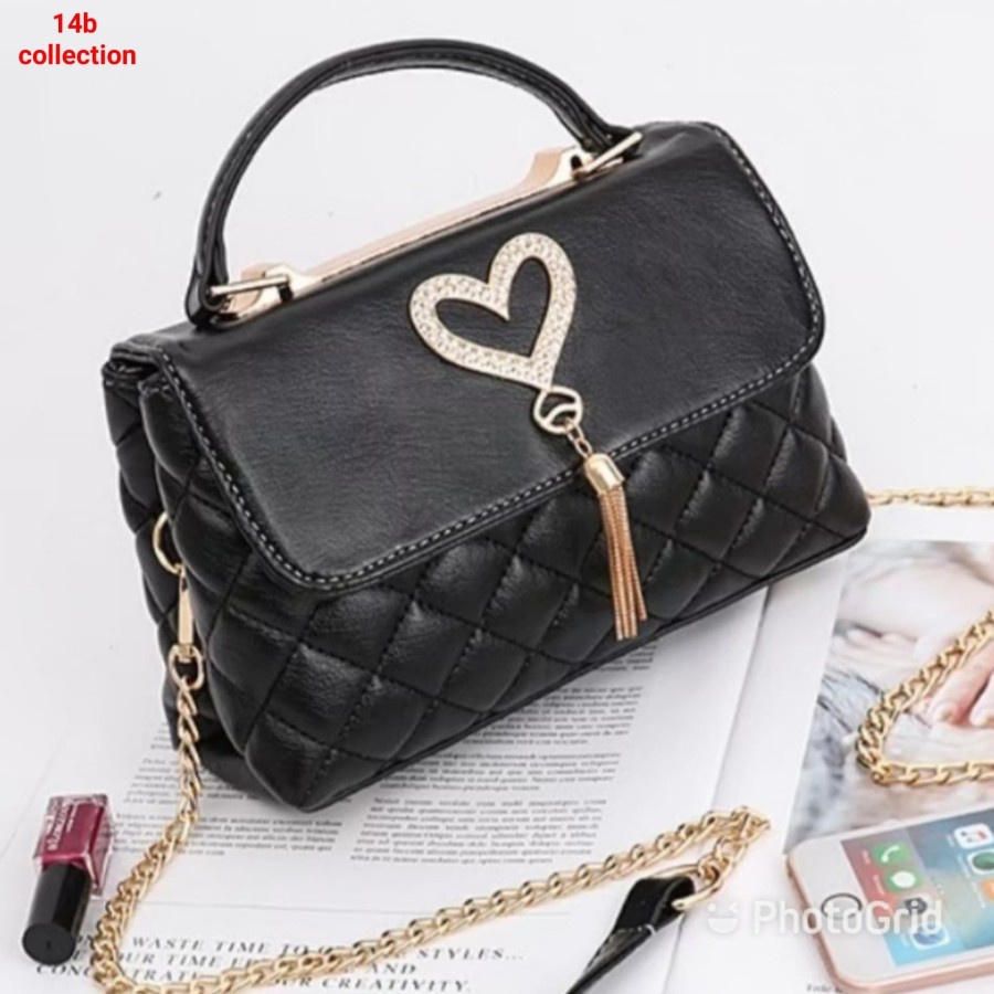 Tasready Tas Selempang Wanita Kulit Sintetis Cewek Best Seller Cocok Untuk Kondangan CF9KX3