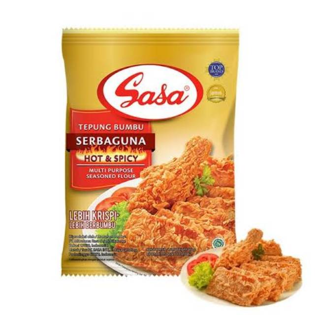 

Sasa Tepung Bumbu Hot & Spicy 225gr