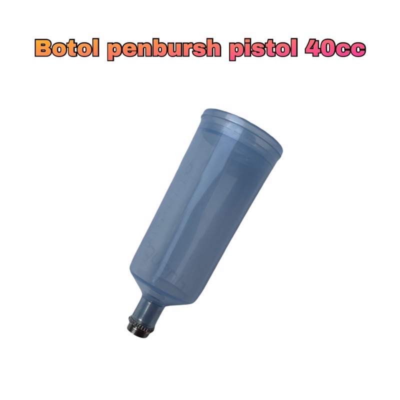 Botol plastik penbursh pistol 40cc