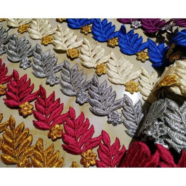 Renda Bordir Roll Pinggiran Kebaya Kirey