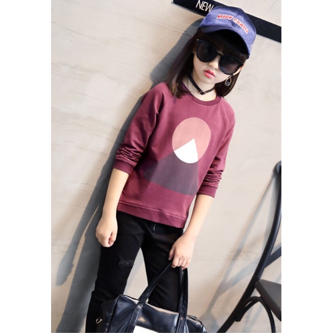 ZAHRA - Sweater Fleece Anak Perempuan 2-9 tahun / GEOMETRIC