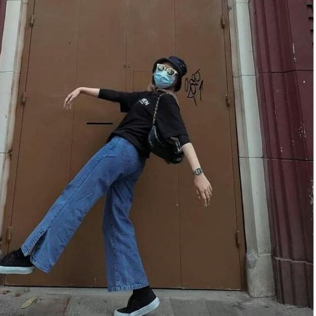 (READY) KULOT JEANS BELAH SAMPING // CELANA KULOT HW BELAH JEAN TEBAL / HIGHWAIST KULOT JEANS WANITA