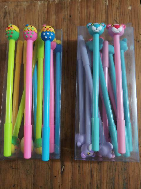 Pulpen Gel Fancy Karakter Lucu