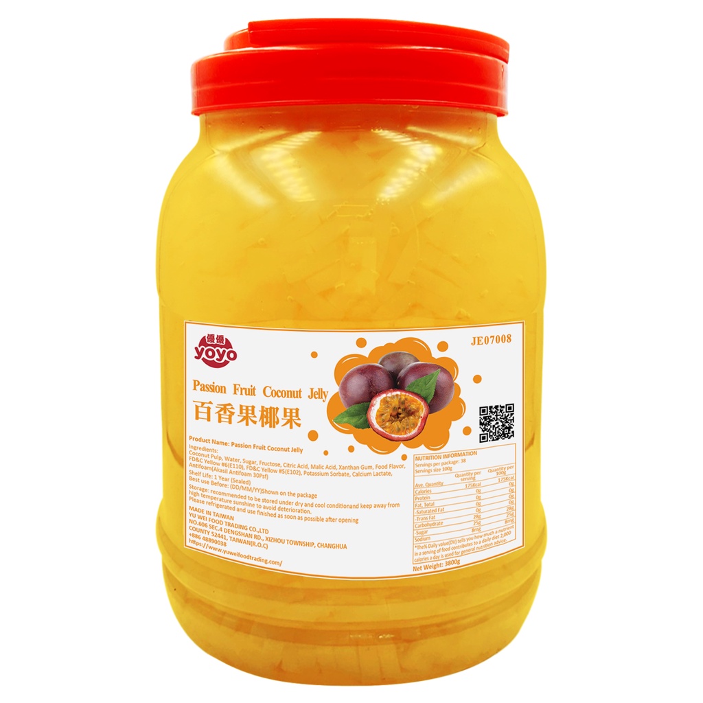 

Coconut Jelly Rasa Markisa || Passion Fruit Coconut Jelly