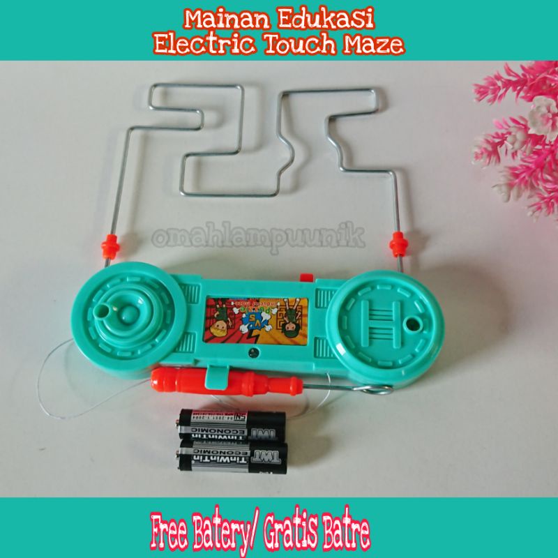 AJ Mainan Anak Edukasi Electric Touch Maze/ Mainan Elektric Maze Murah