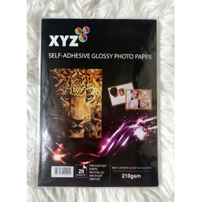 

Glossy Sticker Photo TEBAL 210gsm!!! TOKO LAIN RATA2 HANYA 135gsm!!! Bisa untuk segala Printer dan tinta inkjet. Ukuran A4 isi 20pcs.