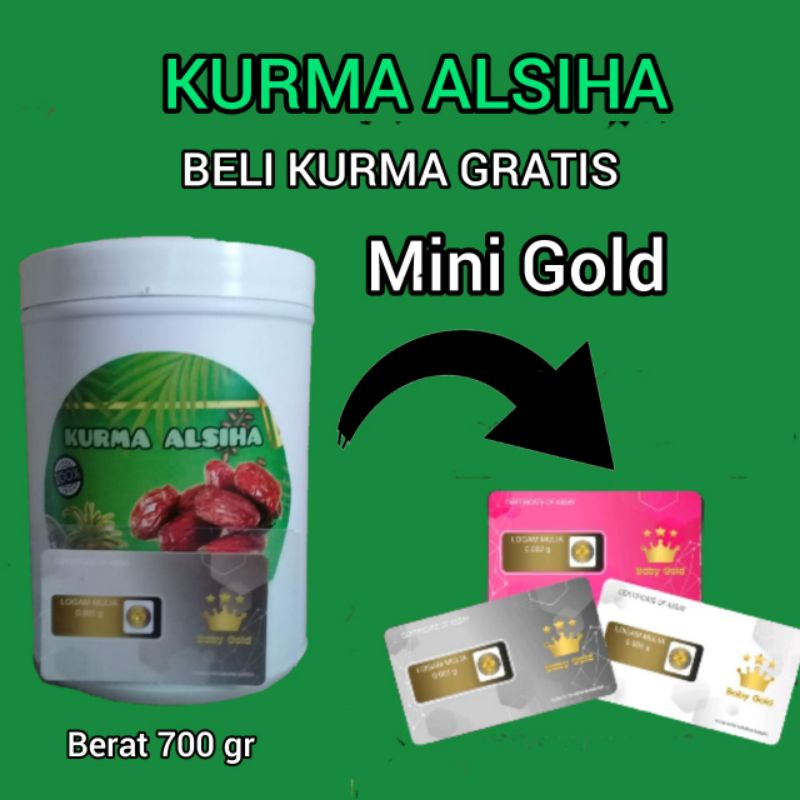 

KURMA EMBER 700gr FREE MINI GOLD