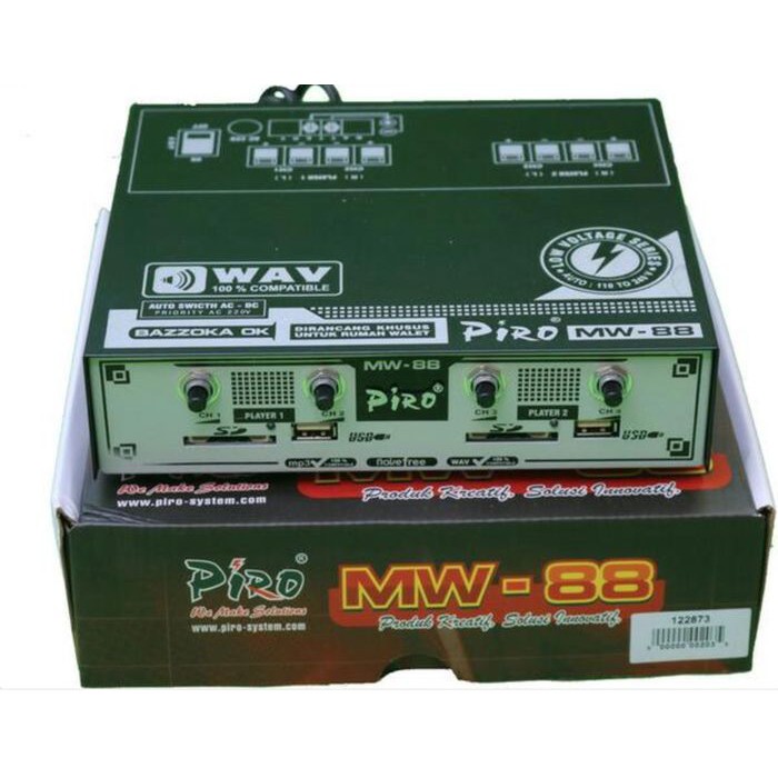 Mesin amplifier pancing walet piro mw88 . MW 88