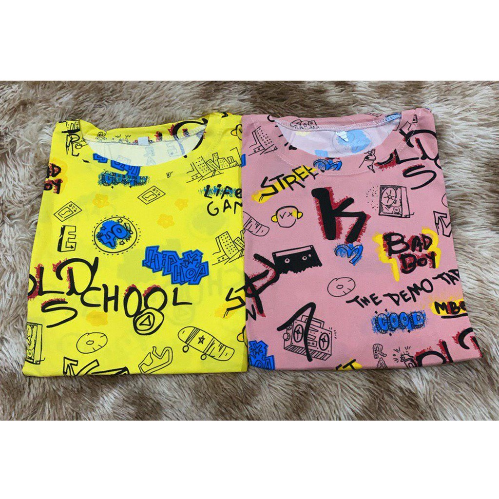 #Z027 - Oversize Tee Tshirt Wanita Model Longgar Motif Tulisan Z027