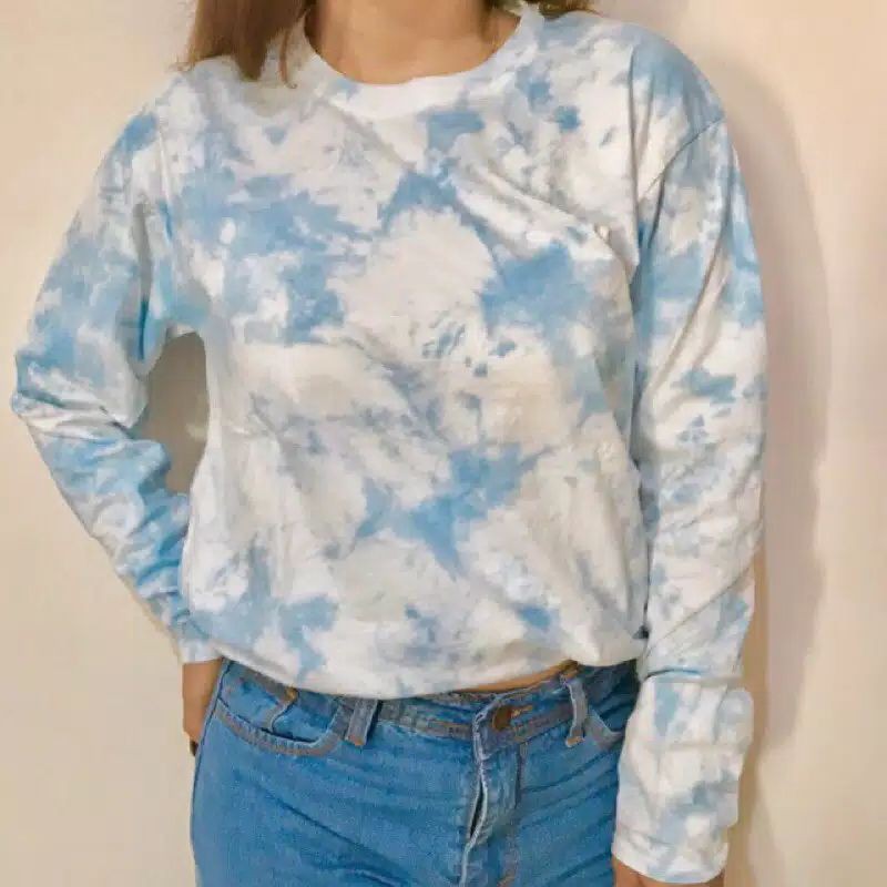 KAOS TIE DYE LENGAN PANJANG/TSHIRT TIE DYE LENGAN PANJANG TERMURAH/TIE DYE MURAH