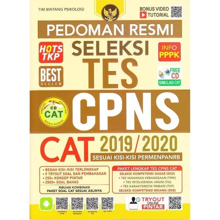 Buku Tes Test Modul Panduan Ujian Cpns Polri Tni Masuk Kerja Cat Pppk Terlengkap Terbaru 2021 A3 Shopee Indonesia