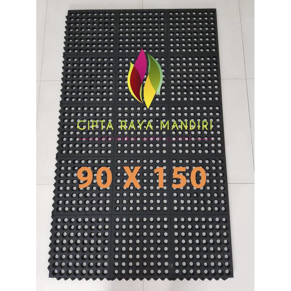 Karpet Karet Keset Anti Slip Kamar Mandi 90 x 150 - WSM