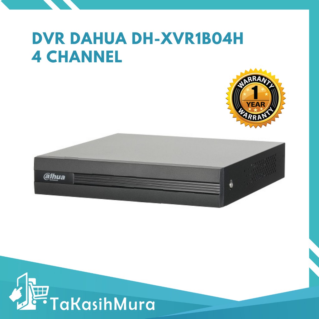 DVR DAHUA 4CH XVR1B04H 5MP XVR DAHUA 5MP ORIGINAL GARANSI RESMI