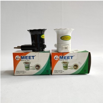 Meet Fitting Lampu Colok E27 + Saklar M-623 Berkualitas Lampu Tidur